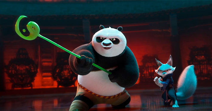 King Fu panda ganó otro finde en los cines y se acerca al millón